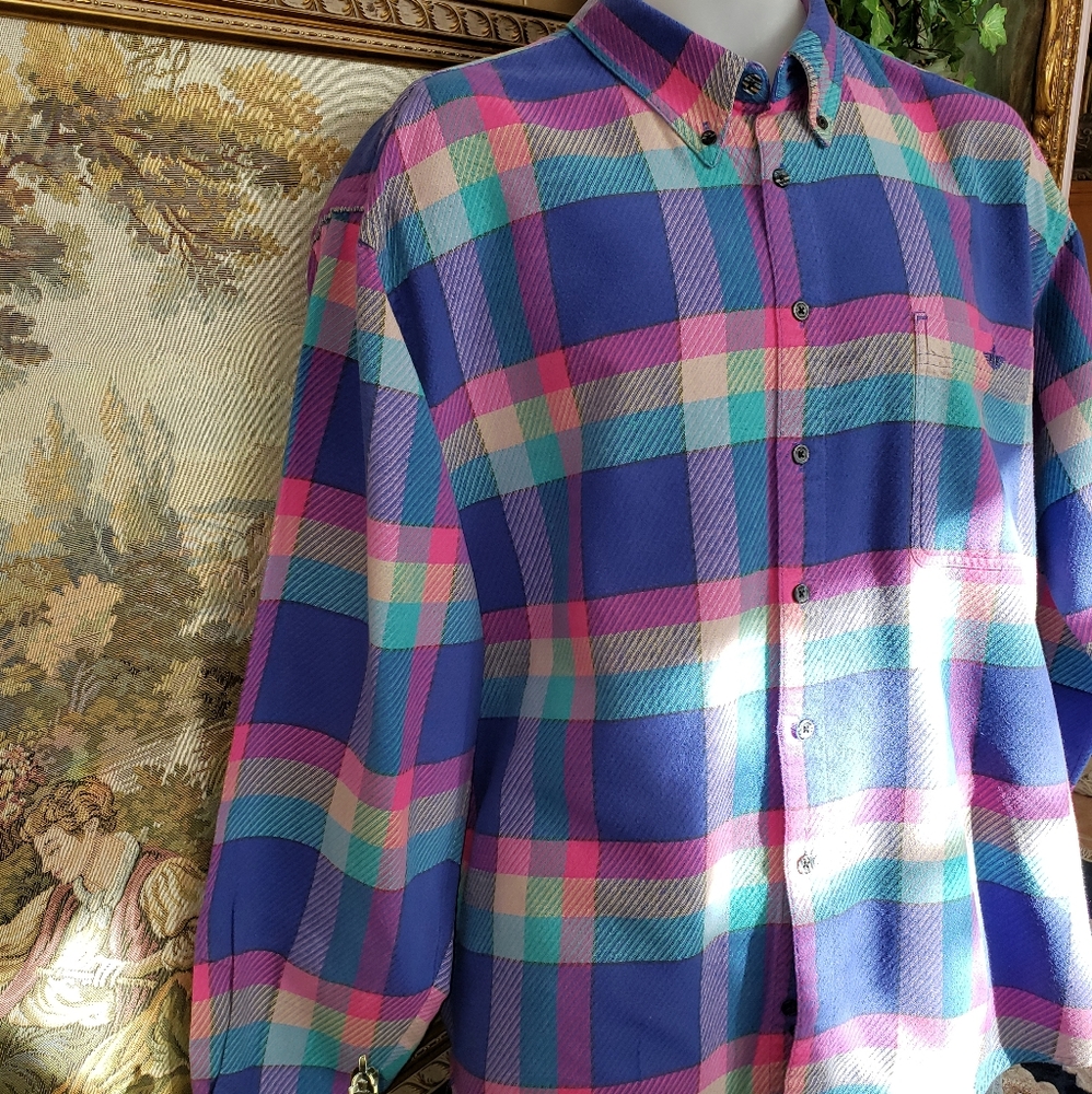 Men's Dockers plaid shirt XL - Picture 8 of 8